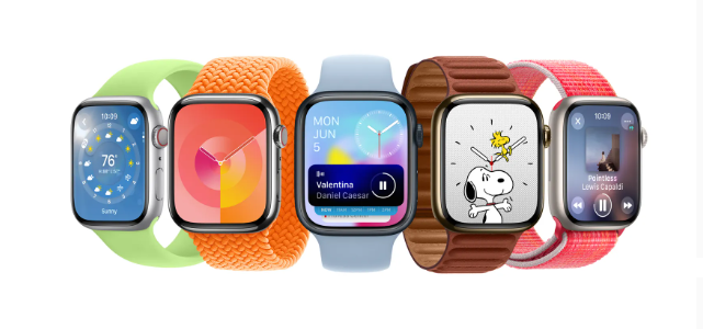 苹果正式发布watchOS 10，史努比表盘引领时尚潮流