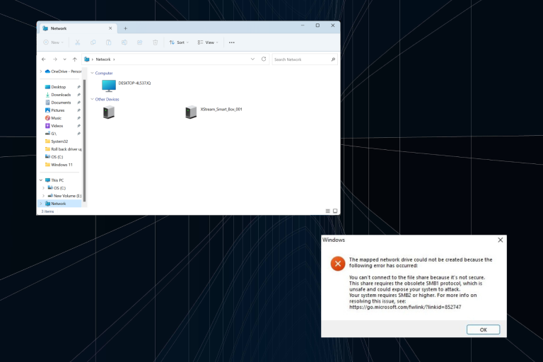 修复:网络存储驱动器未显示在视窗 11 中