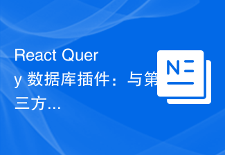 React Query 数据库插件：与第三方库的集成指南