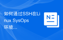 如何通过SSH在Linux SysOps环境中备份与恢复数据