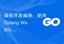 高效并发编程：使用Golang WaitGroup的实践技巧