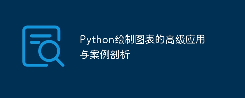 Python 차트 그리기의 고급 응용 및 사례 분석