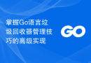 掌握Go语言垃圾回收器管理技巧的高级实现