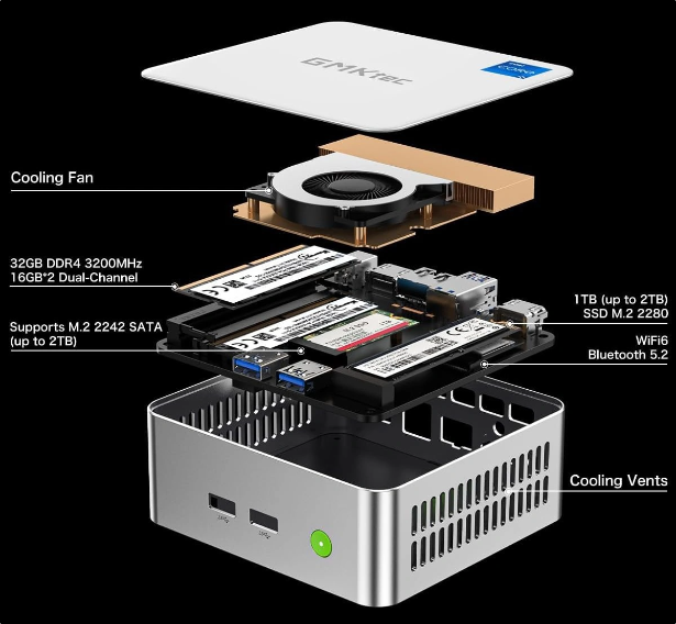 GMKtec NucBox M3迷你主机：强大性能与便携性的完美结合