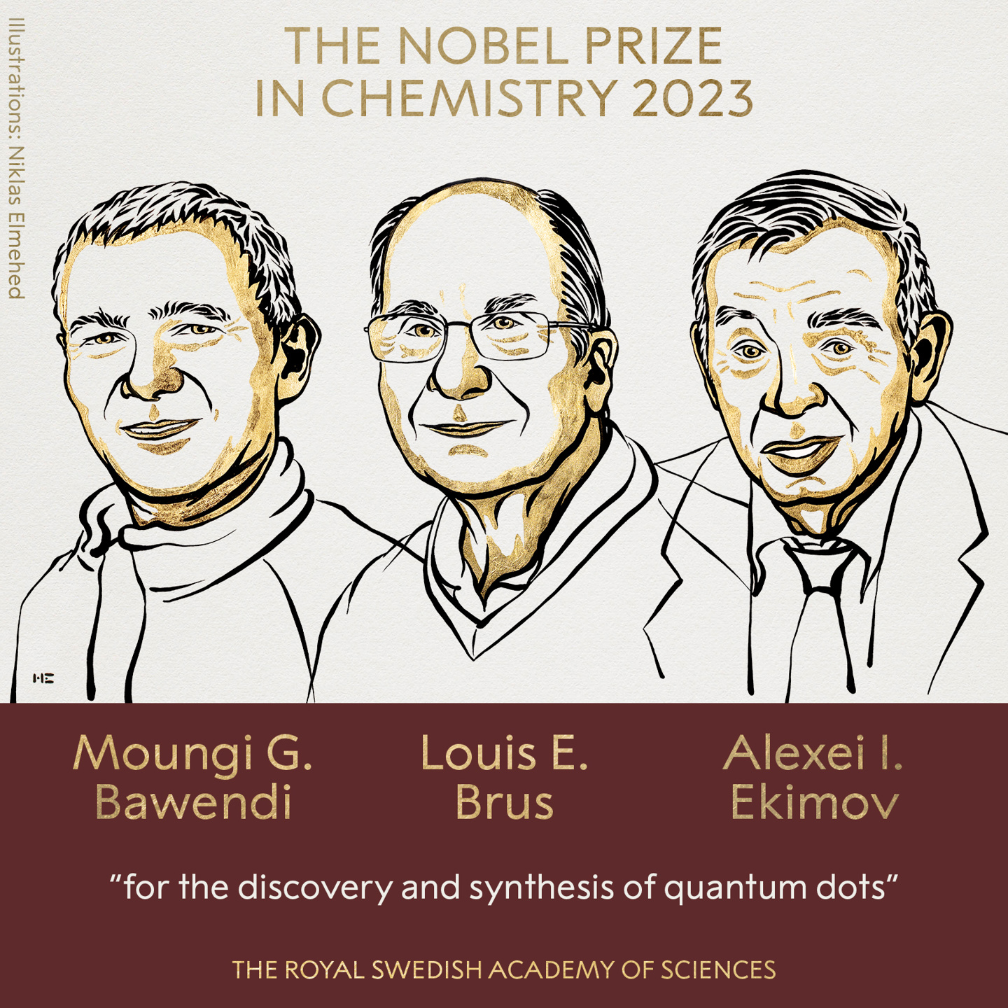 Trois scientifiques ont remporté le prix Nobel de chimie 2023 pour « lexploration et la synthèse de points quantiques »