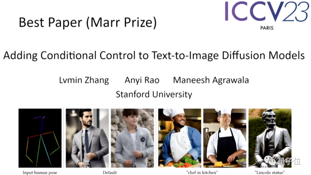 ICCV23 paper award Fighting of Gods! Meta Divide Everything and ControlNet were jointly selected, and there was another article that surprised the judges