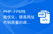 PHP-FPM性能优化：提高网站代码质量的调试技巧