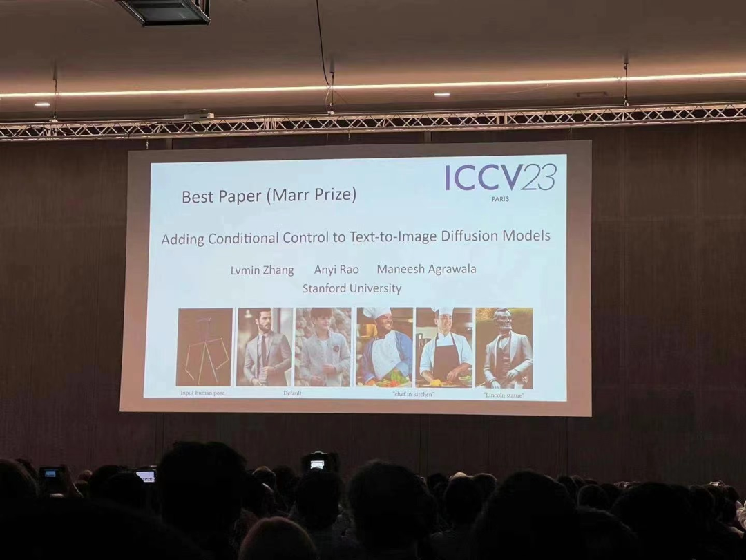 ICCV 2023宣布ControlNet和「分割一切」等热门论文获奖