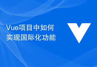 Vue项目中如何实现国际化功能