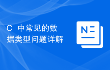 C++中常见的数据类型问题详解