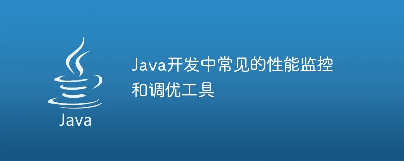 Java 開発における一般的なパフォーマンス監視およびチューニング ツール