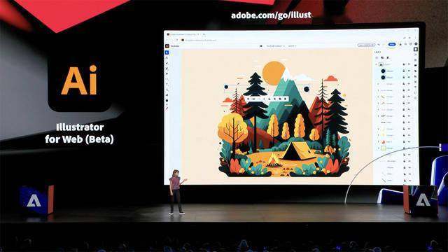 AI 生成矢量图形功能现已开放公测，网页版 Adobe Illustrator 等你来体验