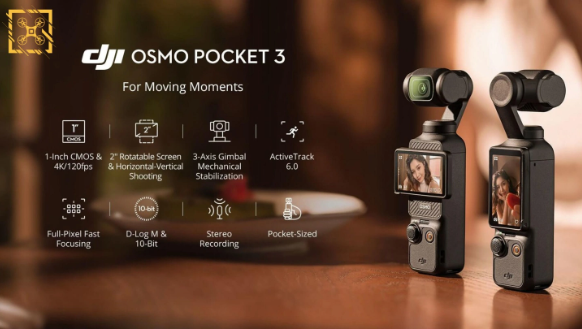 大疆OSMO Pocket 3相机规格揭示：画质超清，创意无限