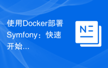 使用Docker部署Symfony：快速开始开发