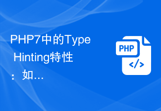 Type Hinting feature in PHP7: How to clarify the parameter types of functions to avoid errors and uncertainty?