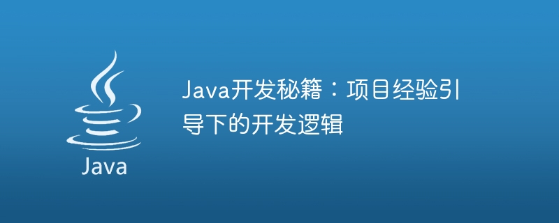 Java開發秘技：專案經驗引導下的開發邏輯