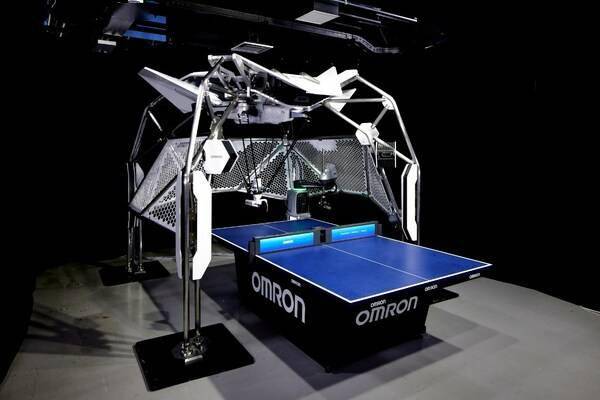 Robot kejurulatihan tenis meja generasi kelapan Omron akan menunjukkan prestasi cemerlangnya di CIIE