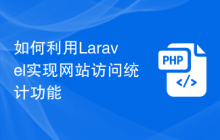 如何利用Laravel实现网站访问统计功能