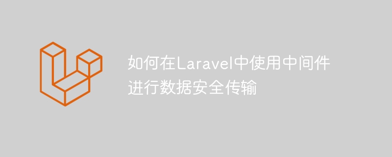 如何在Laravel中使用中间件进行数据安全传输