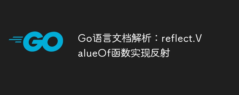 Go語言文檔解析：reflect.ValueOf函數實作反射