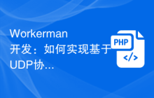 Workerman开发：如何实现基于UDP协议的视频流传输