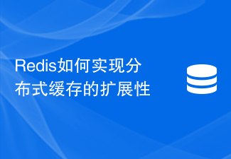 Redis如何實現分散式快取的擴展性