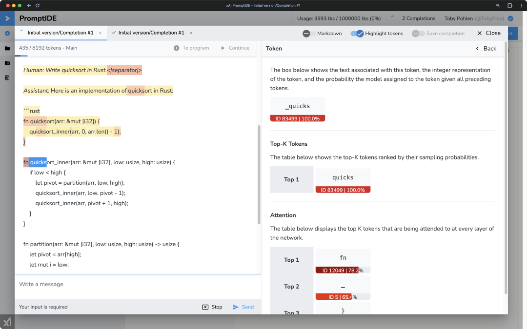 Musk’s second AI product, PromptIDE, is announced, and the development of Grok is inseparable from it