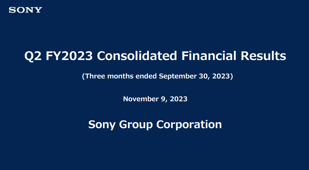 Der Umsatz der Sony Group erreichte im zweiten Quartal 2,83 Billionen Yen, eine Steigerung von 8 % gegenüber dem Vorjahr, und die Gewinnprognose für das Gesamtjahr wurde angehoben