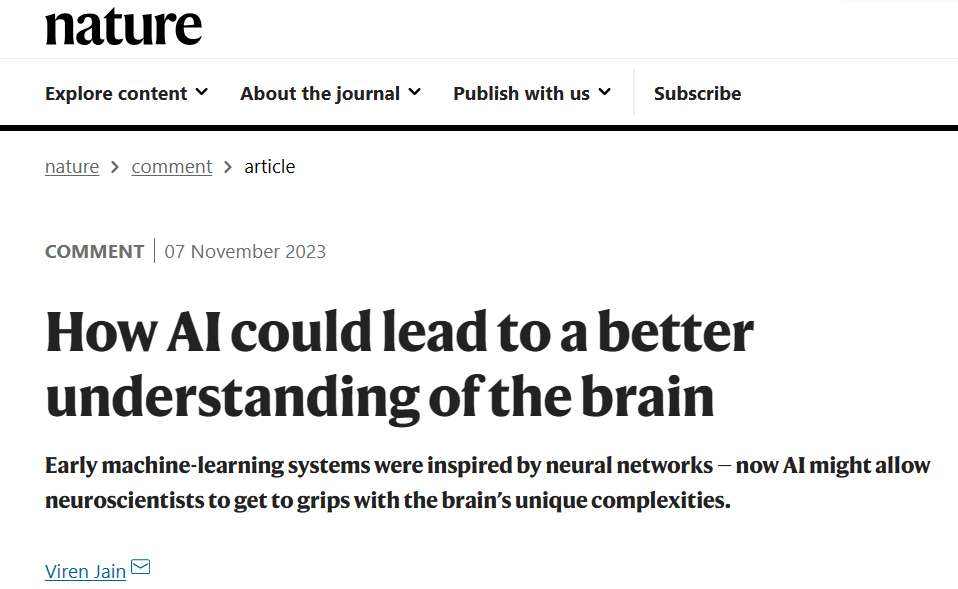 谷歌科学家 Nature 评论：人工智能如何更好地理解大脑
