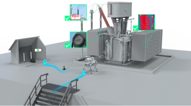 The Underground Guardian of the Asian Games appeared at the Shanghai International Electric Power Exhibition, demonstrating the full-process inspection of robot dogs on behalf of humans