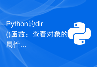 Python の dir() 関数: オブジェクトのプロパティとメソッドを表示する