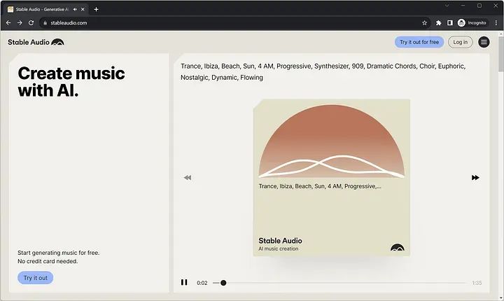 稳定的音频现已推出 — 免费使用人工智能创作音乐