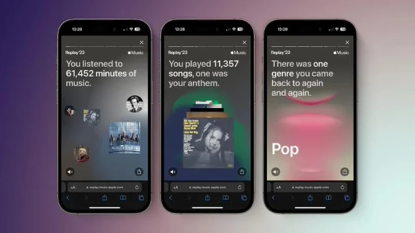 用户专享！Apple Music 2023 年度回顾震撼上线，听歌数据一目了然