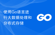 使用Go语言进行大数据处理和分布式存储