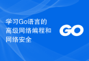 学习Go语言的高级网络编程和网络安全