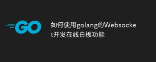 如何使用golang的Websocket開發線上白板功能