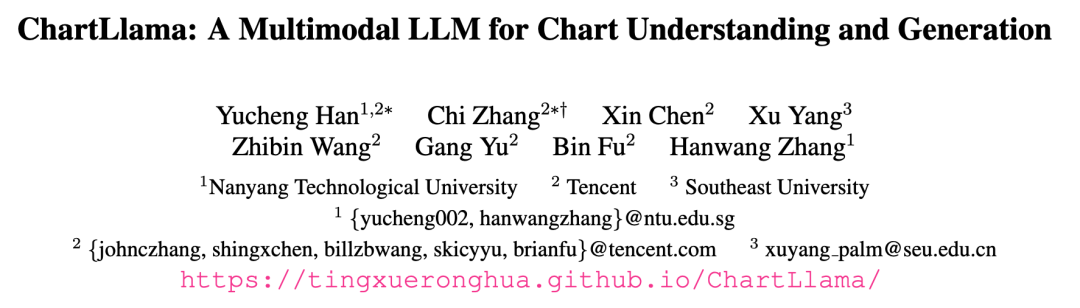 차트에 대한 심층적인 이해: ChartLlama, Tencent 및 Nanyang Polytechnic과 같은 오픈 소스 차트 거대 기업