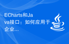 ECharts和Java接口：如何应用于企业级统计分析系统
