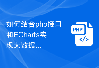 How to combine the PHP interface and ECharts to display large data statistical charts