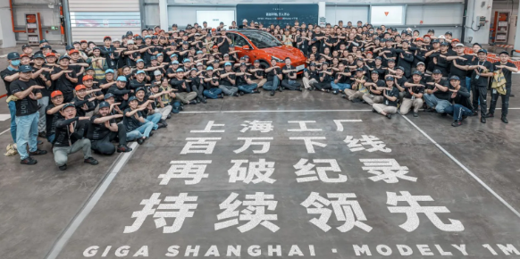 特斯拉上海超级工厂：Model Y 产能突破Model 3，飞速增长