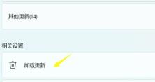 win11卸载更新的后果介绍
