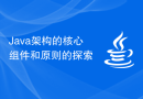 Java架构的核心组件和原则的探索