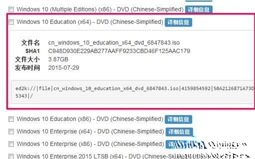 Quelle version dois-je choisir lors du téléchargement de la version professionnelle de msdn pour win10 ?