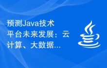 预测Java技术平台未来发展：云计算、大数据和人工智能的驱动力量