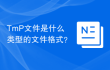 TmP文件是什么类型的文件格式？
