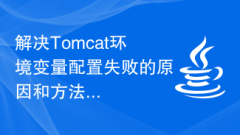 Solve the reasons and methods for Tomcat environment variable configuration failure