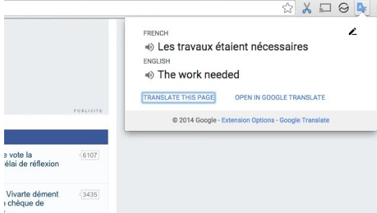 How to use the translation plug-in for Google Chrome