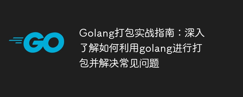 Golang打包实战指南：深入了解如何利用golang进行打包并解决常见问题