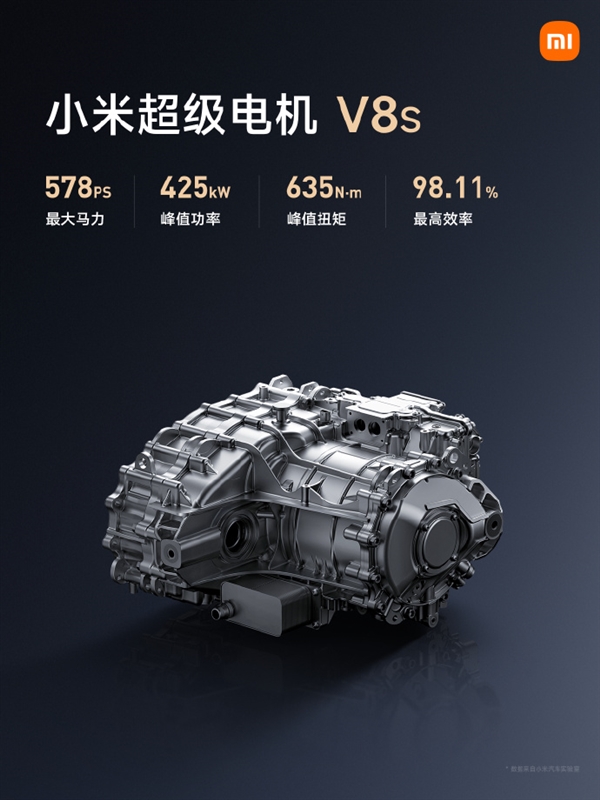 Xiaomi의 혁신적인 혁신: 슈퍼 모터 V8 출시, 글로벌 모터 기술의 새로운 트렌드 선도