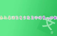 取消电脑版百度文库VIP自动续费功能的步骤